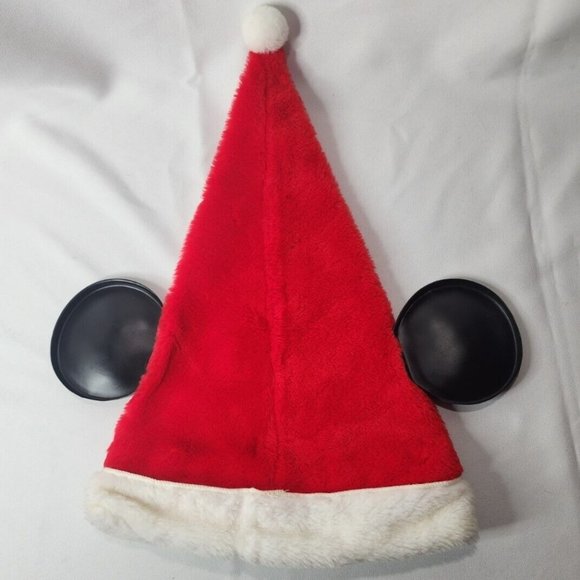 Vintage Disneyland Mickey Mouse Ears Santa Hat Goofy Hat Company Christmas - Picture 2 of 6